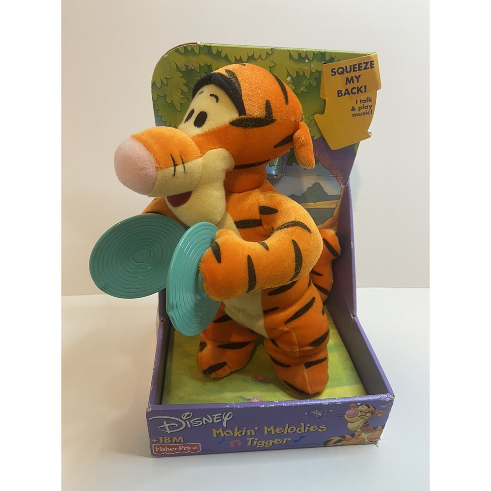 Disney Winnie The Pooh Makin Melodies Tigger Talking 2002 RARE Retired Works